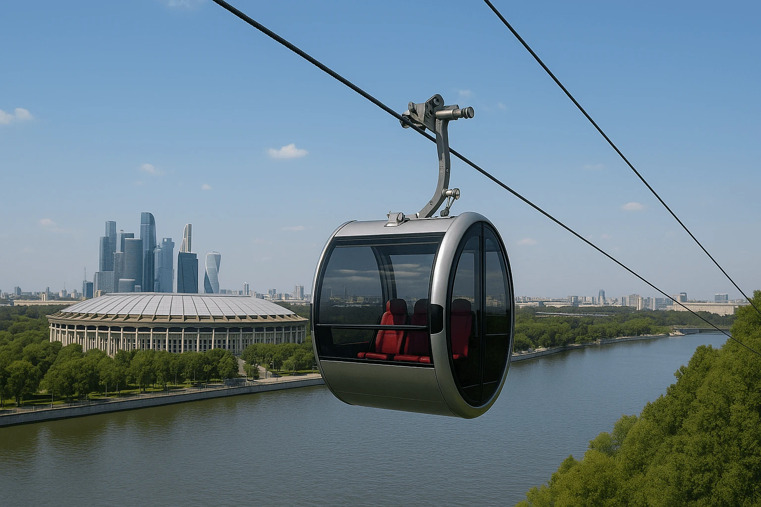 Канатная дорога на Воробьевых горах