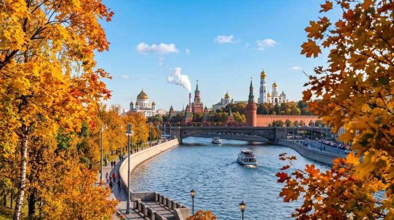 Золотая осень в центре Москвы